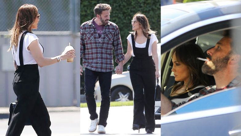 ZARĘCZENI Jennifer Lopez i Ben Affleck nieśpiesznie przechadzają się ulicami Los Angeles, trzymając się za ręce (ZDJĘCIA)