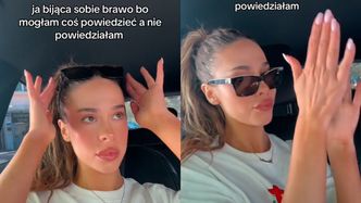Blanka oklaskuje samą siebie, bo po "TzG" "mogła COŚ POWIEDZIEĆ, ale nie powiedziała". Polubiła też komentarze o USTAWCE