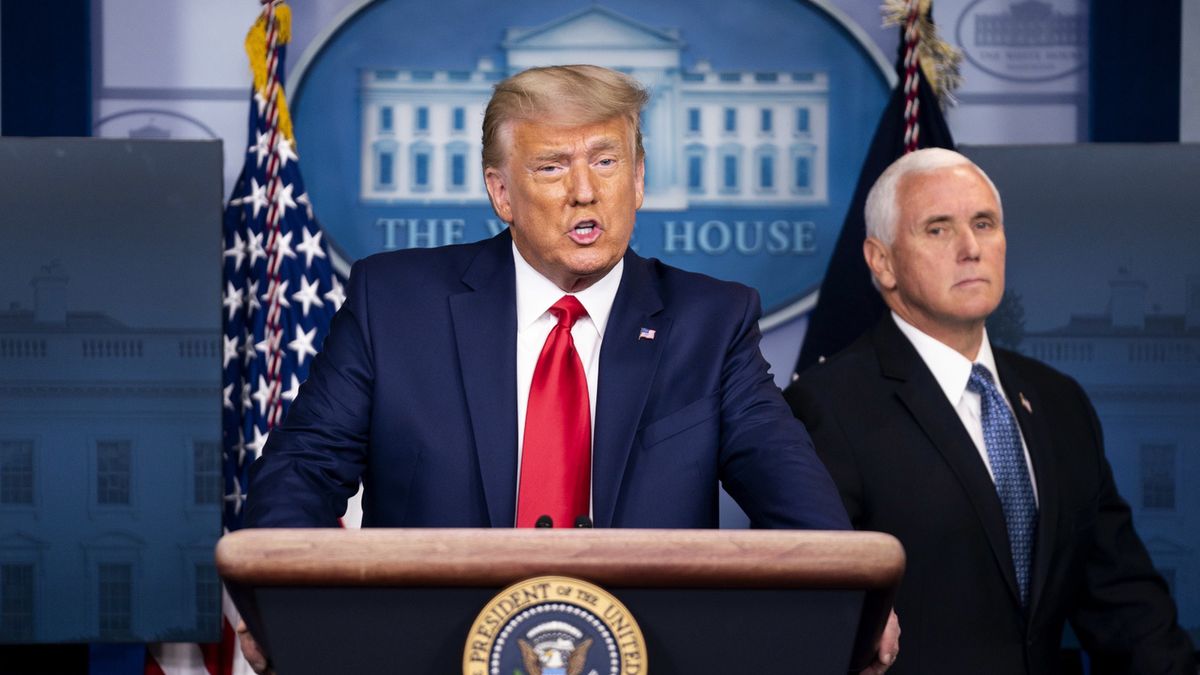 Donald Trump niespodziewanie postanowił przemówić 