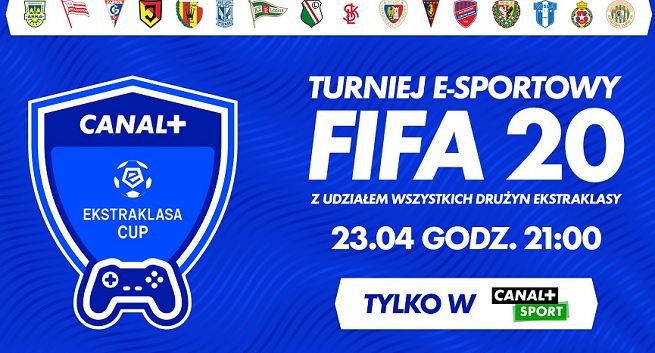 Canal+ Sport pokaże rozgrywki „FIFIA 20” z udziałem piłkarzy Ekstraklasy