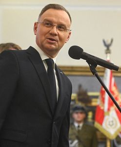 "Zranił się dość poważnie". Minister o kontuzji Dudy