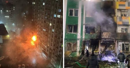 Ukraiński dron uderzył w blok w Rosji. Jest nagranie