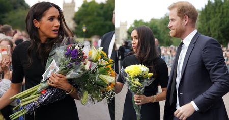 Królewscy doradcy chcieli pomóc Meghan Markle z kwiatami. Fani zarejestrowali NIEZRĘCZNĄ dyskusję żony Harry'ego z personelem (ZDJĘCIA)
