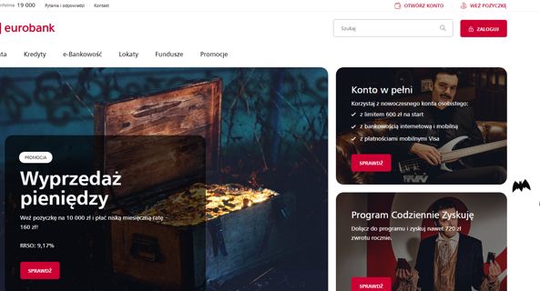eurobank odświeża wygląd swojego serwisu internetowego