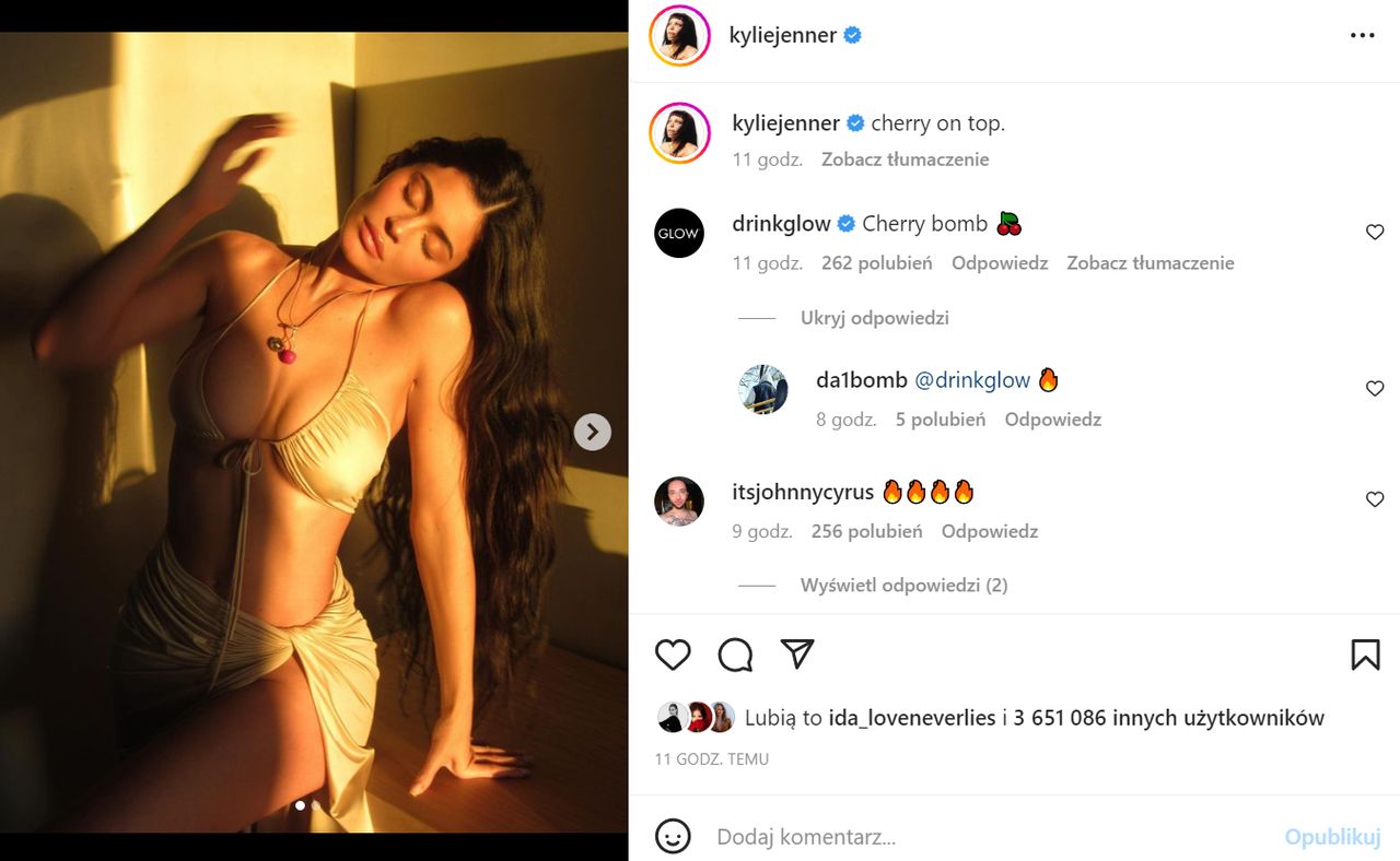 Tak wygląda najnowszy wpis Kylie Jenner