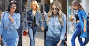 Od stóp do głów w dżinsie: gwiazdy w "total denim look"