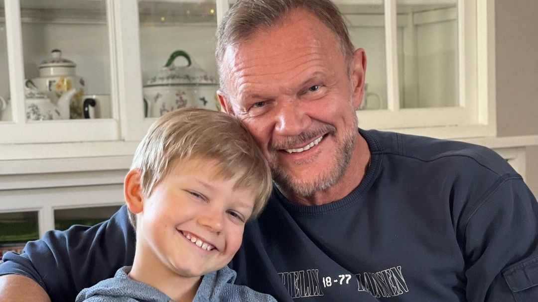 Cezary Pazura z synem 