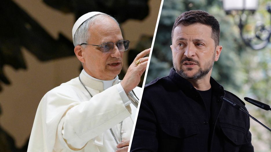 Wołodymyr Zełenski poinformował o rozmowie z papieżem Leonem XIV