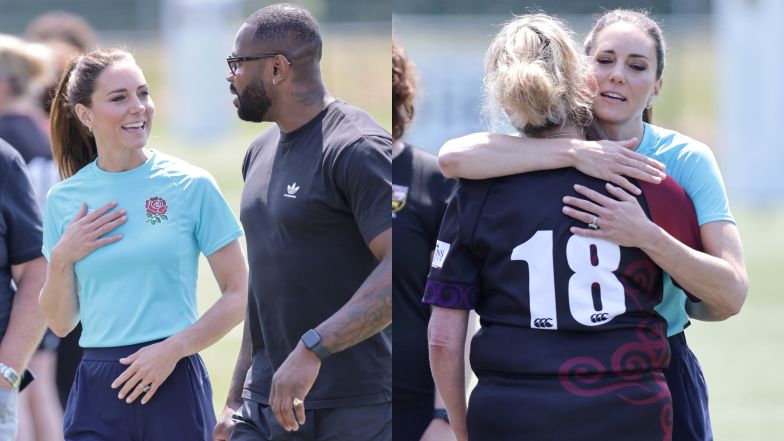 Kate Middleton gra w rugby