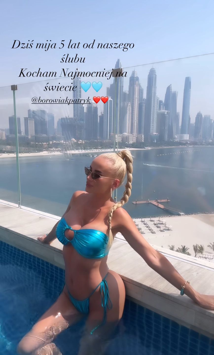 Izabela Macudzińska świętuje 5. rocznicę ślubu w Dubaju 