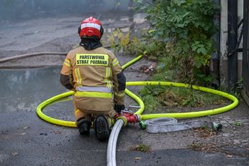 Pożar kościoła w Palowicach. Ponad 50 strażaków walczyło z ogniem