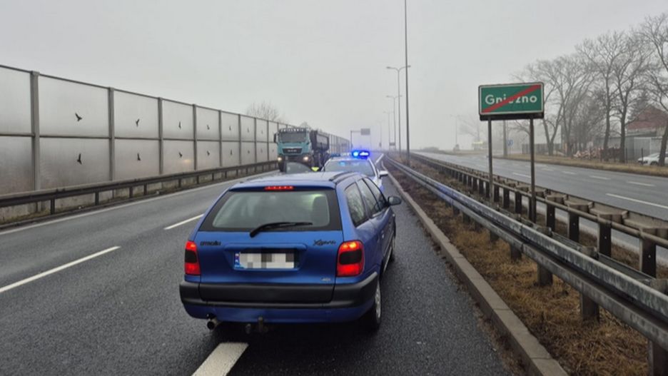 Jechała pod prąd drogą jednokierunkową.
