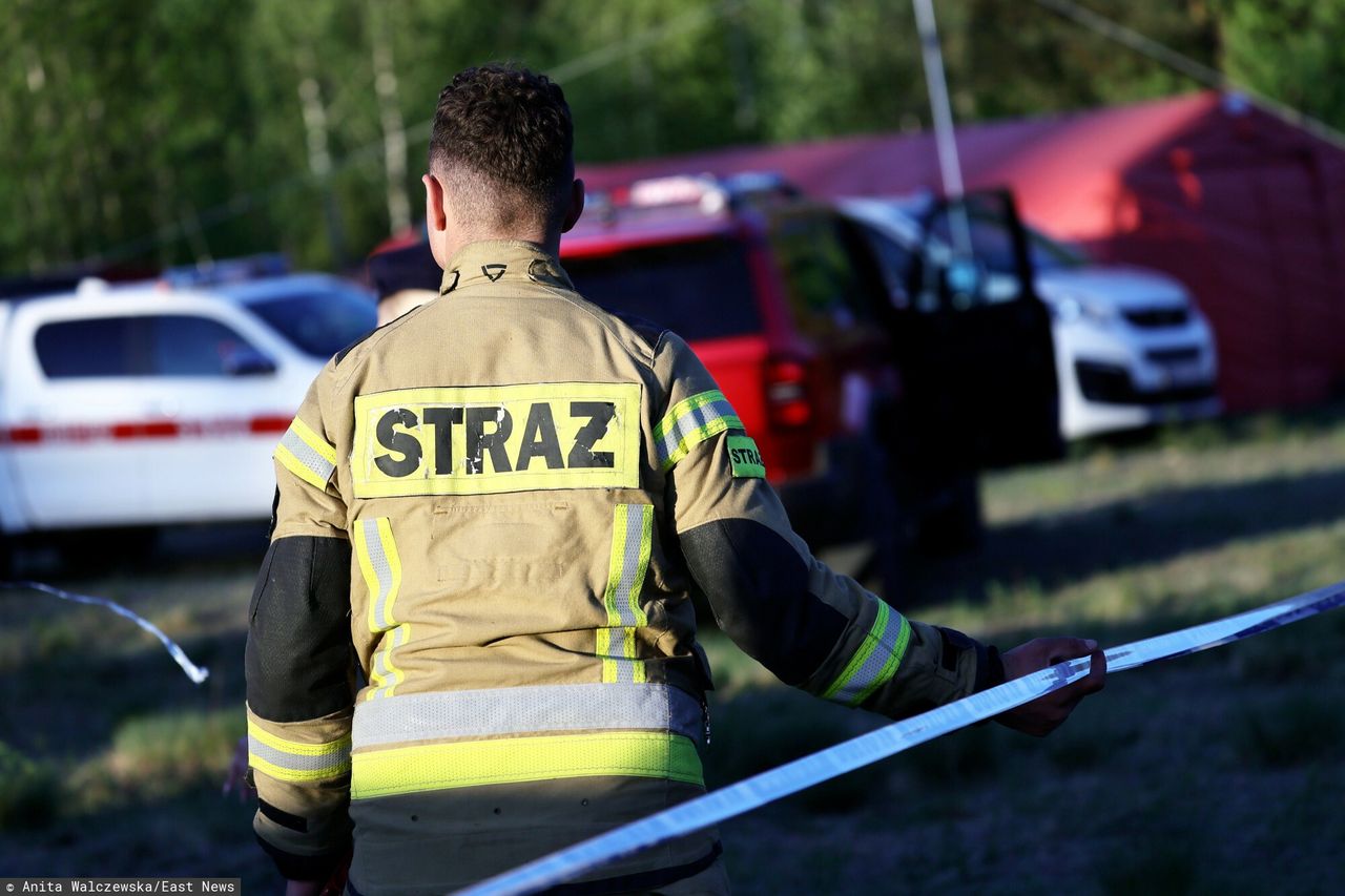 Potężny pożar lasu pod Warszawą. Niepokojące słowa strażaka