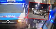 Auto dachowało na środku ulicy. Policja poszukuje kierowcy