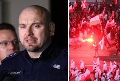 "Ewakuowano 42 osoby". Policja tłumaczy akcję na marszu