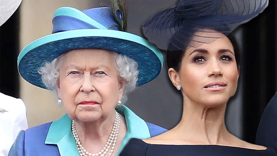 Królowa Elżbieta II w towarzystwie Meghan Markle.