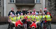 Poznań: Koziołki gotowe na zimę. Przedszkolaki przystroiły rzeźbę