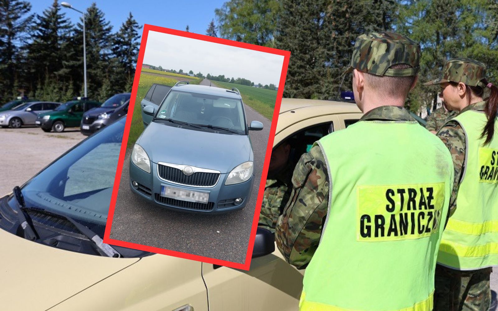 Straż Graniczna zatrzymała Ukraińca, który przewoził migantów