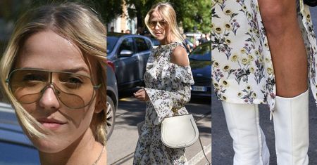 Białe kozaczki Jessiki Mercedes podbijają Mediolan!