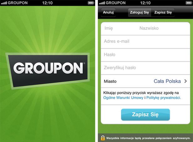 Groupon na iPhone'a teraz także w Polsce!