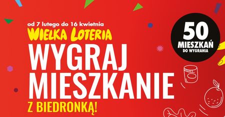 Wygraj mieszkanie z Biedronką. Co tydzień do wygrania 5 x 500 tys. zł na zakup domu