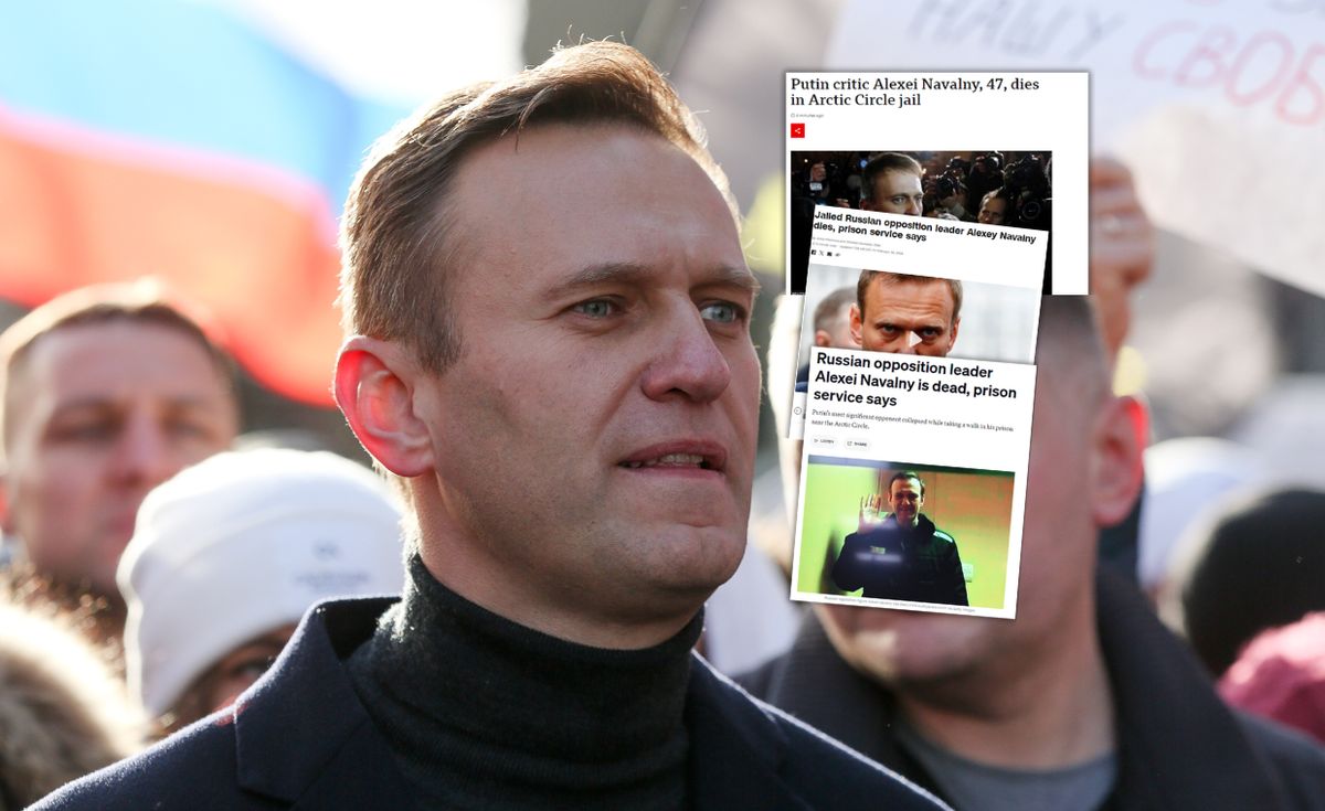 Światowe media o śmierci Aleksieja Nawalnego