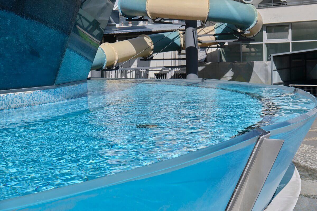 Basen zewnętrzny Aqua Lublin. Aquapark w Lublinie