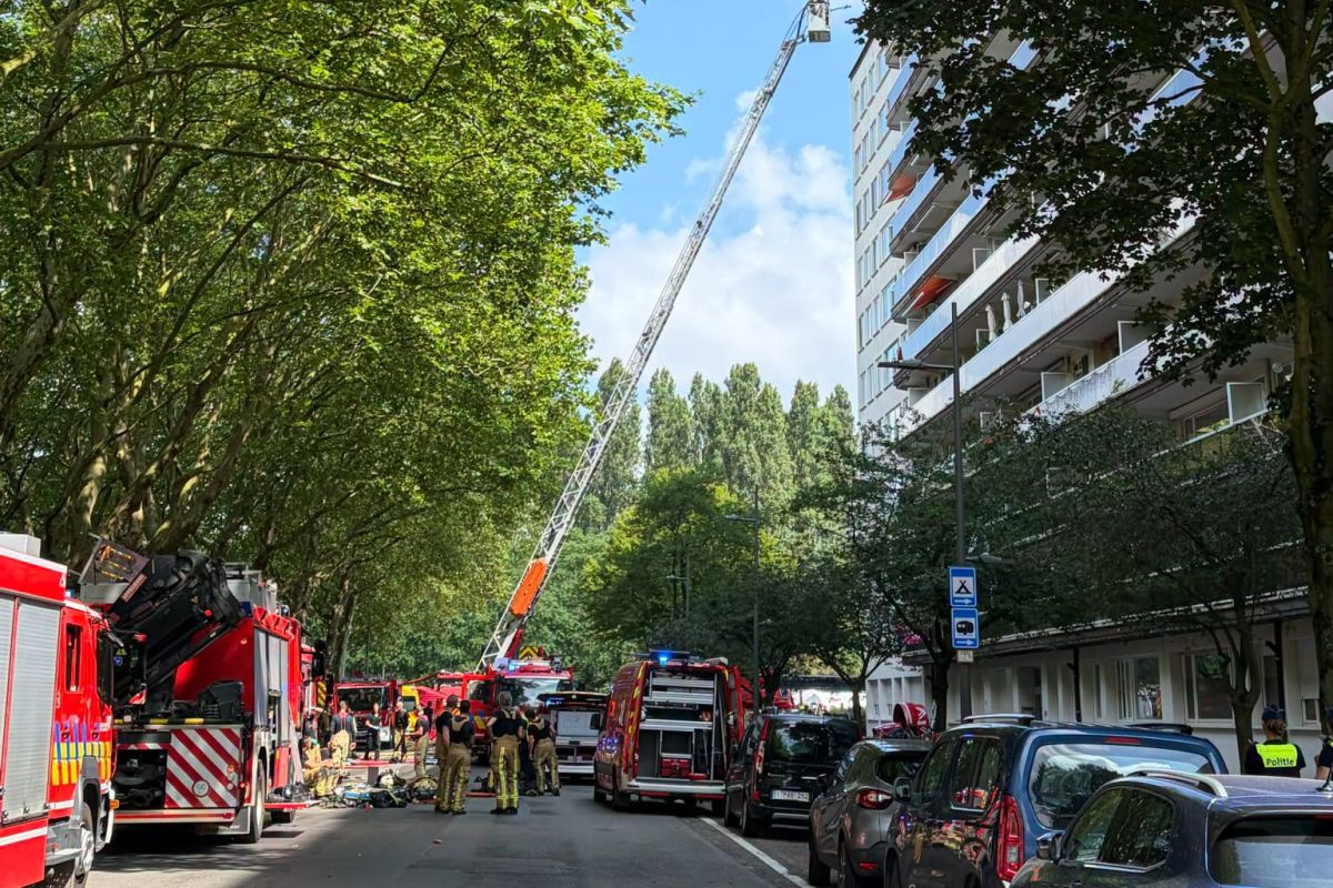 Pożar w 10-piętrowym budynku w Antwerpii. Są ofiary śmiertelne