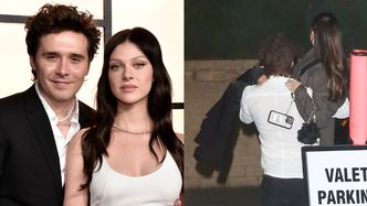 Nonszalancki Brooklyn Beckham niesie ukochaną Nicolę Peltz na rękach w drodze do auta (ZDJĘCIA)