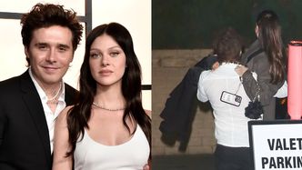 Nonszalancki Brooklyn Beckham niesie ukochaną Nicolę Peltz na rękach w drodze do auta (ZDJĘCIA)