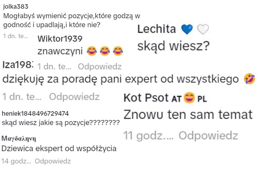 Komentarze pod filmem Najjjki