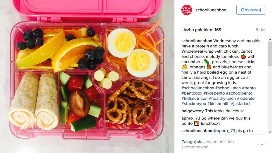 Dziewczynki nigdy nie wiedzą, co znajdą w swoich śniadaniówkach