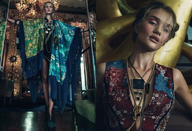 Rosie Huntington-Whiteley w sesji boho!