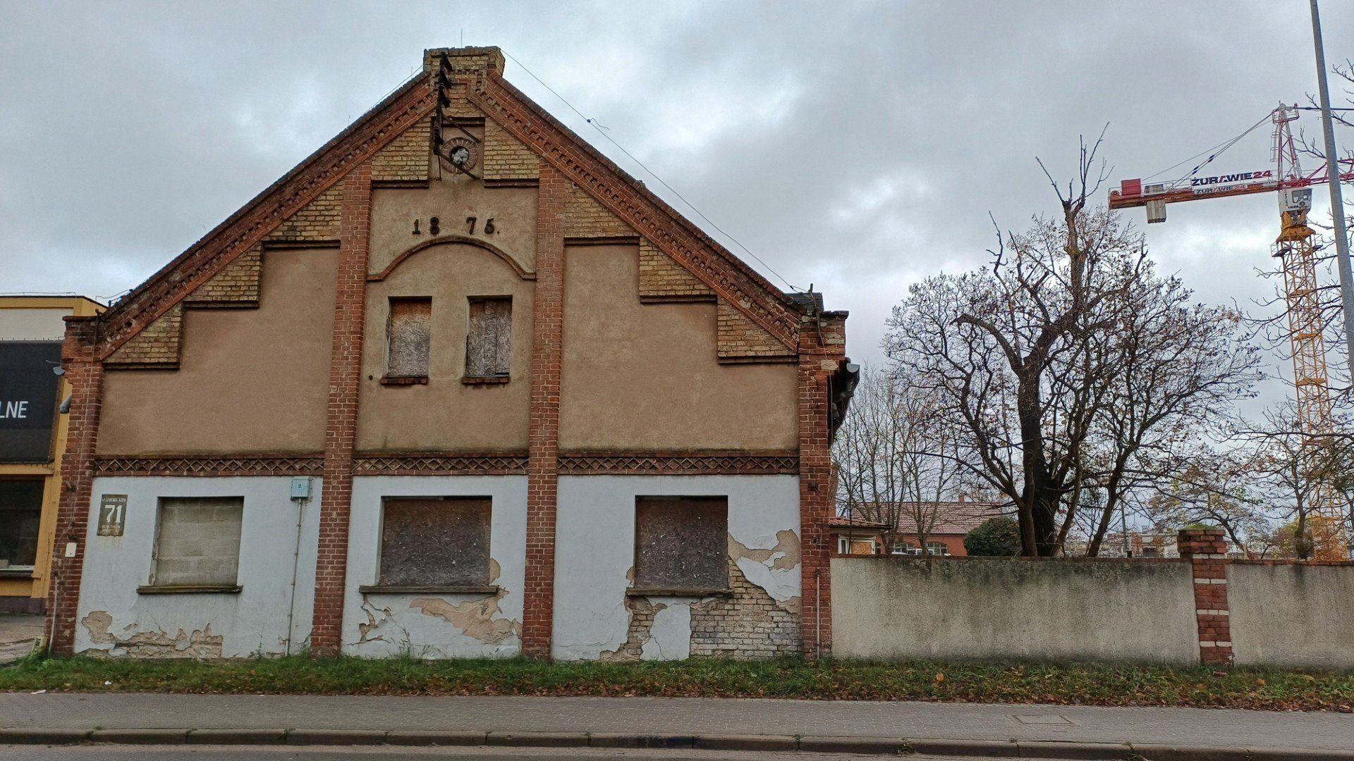 Zabytkowy budynek przy ul. Grunwaldzkiej 71 ma 150 lat. Został wybudowany w 1875 roku