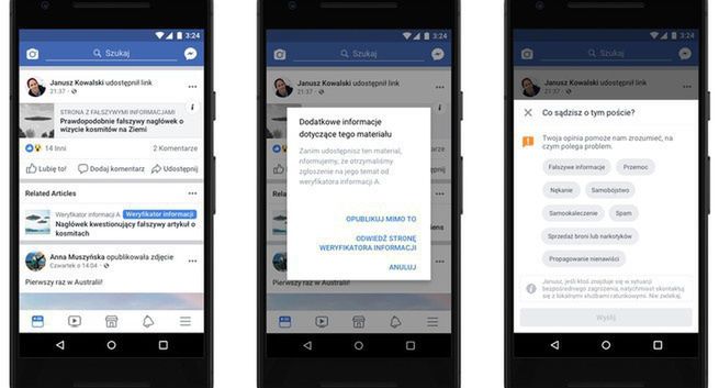 Stowarzyszenie Demagog będzie walczyć z fake newsami na polskim Facebooku