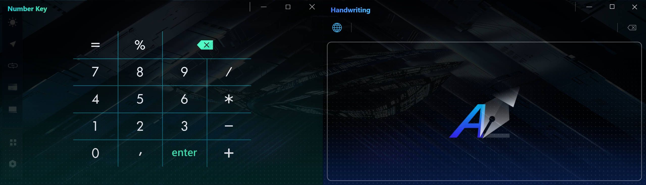 ASUS ROG Zephyrus Duo 16 - dotykowy kalkulator i rozpoznawanie pisma