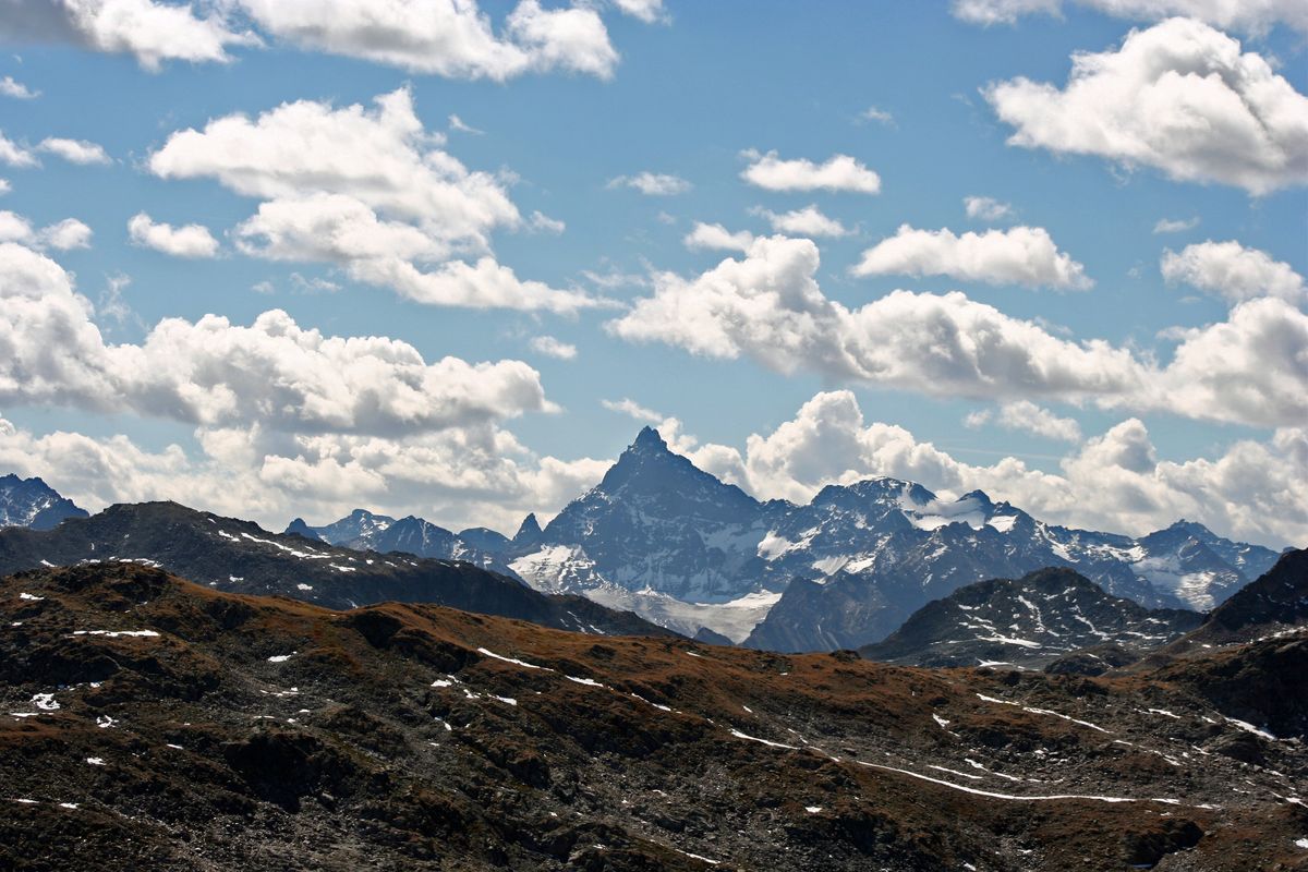 Alpejski szczyt Fluchthorn (fot: Adobe Stock)