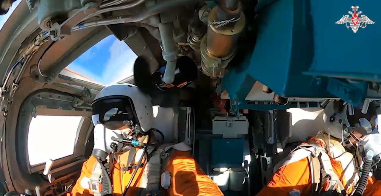 Huk nad Pomorzem, poderwane maszyny. Teraz Rosja pokazuje nagranie