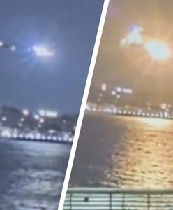 Kolejne nagranie. Widać, jak śmigłowiec uderza w samolot