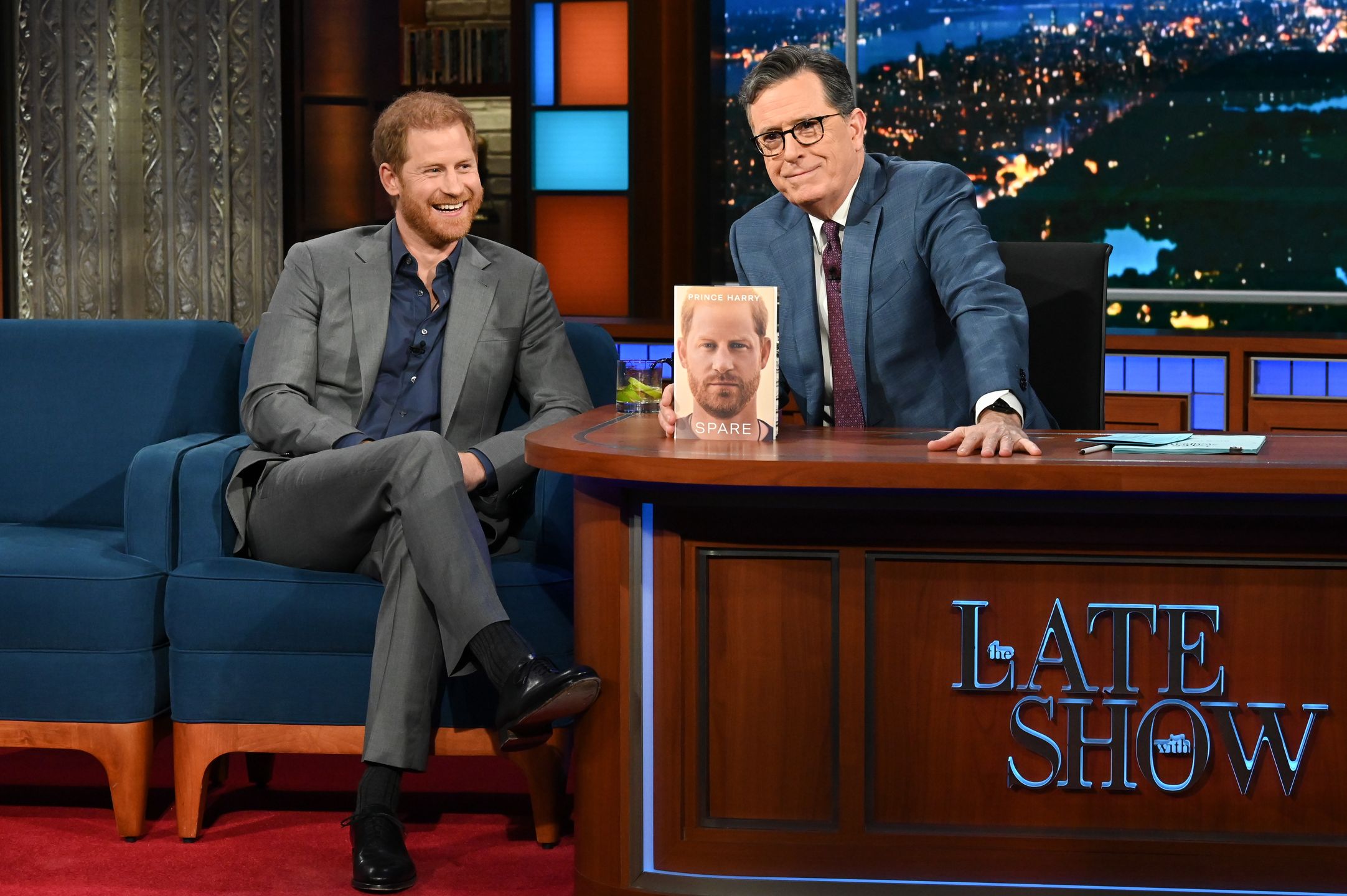 The Late Show with Stephen Colbert
NEW YORK - JANUARY 9: The Late Show with Stephen Colbert and guest Prince Harry, The Duke of Sussex, during Tuesdays January 10, 2023 show. (Photo by Scott Kowalchyk/CBS via Getty Images)
CBS Photo Archive