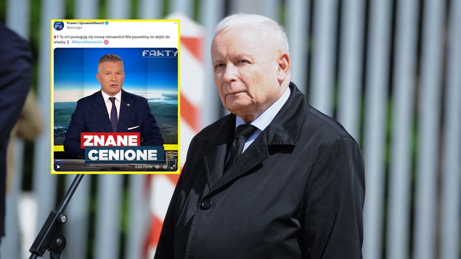PiS opublikowało kolejny spot wyborczy wymierzony w marsz opozycji