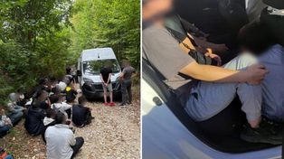 47 imigrantów w busie. Międzynarodowa akcja Straży Granicznej