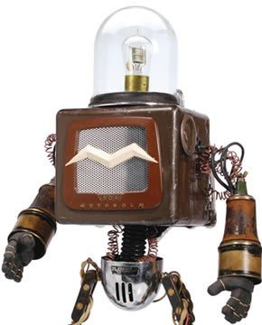 Roboty vintage od Mike'a Rivamonte