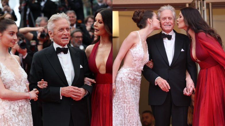 Michael Douglas, Catherine Zeta-Jones i ich córka
