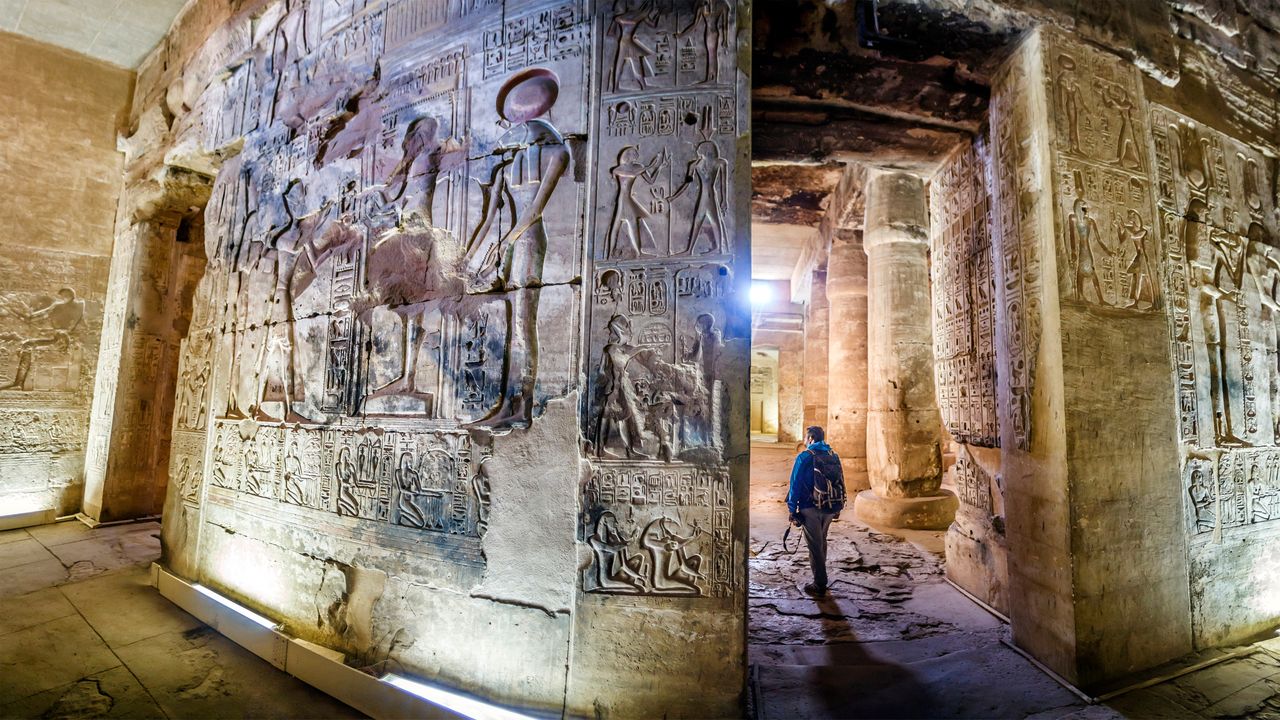 Osirion znajduje się na obszarze archeologicznym Abydos