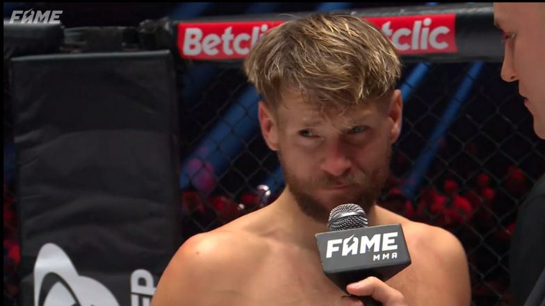 Sebastian Fabijański walczy na Fame MMA