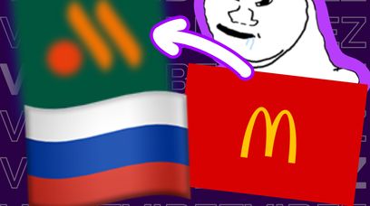 McDonald’s w Rosji. Nowe logo McDonald's wygląda jak logotyp polskiego serwisu piłkarskiego