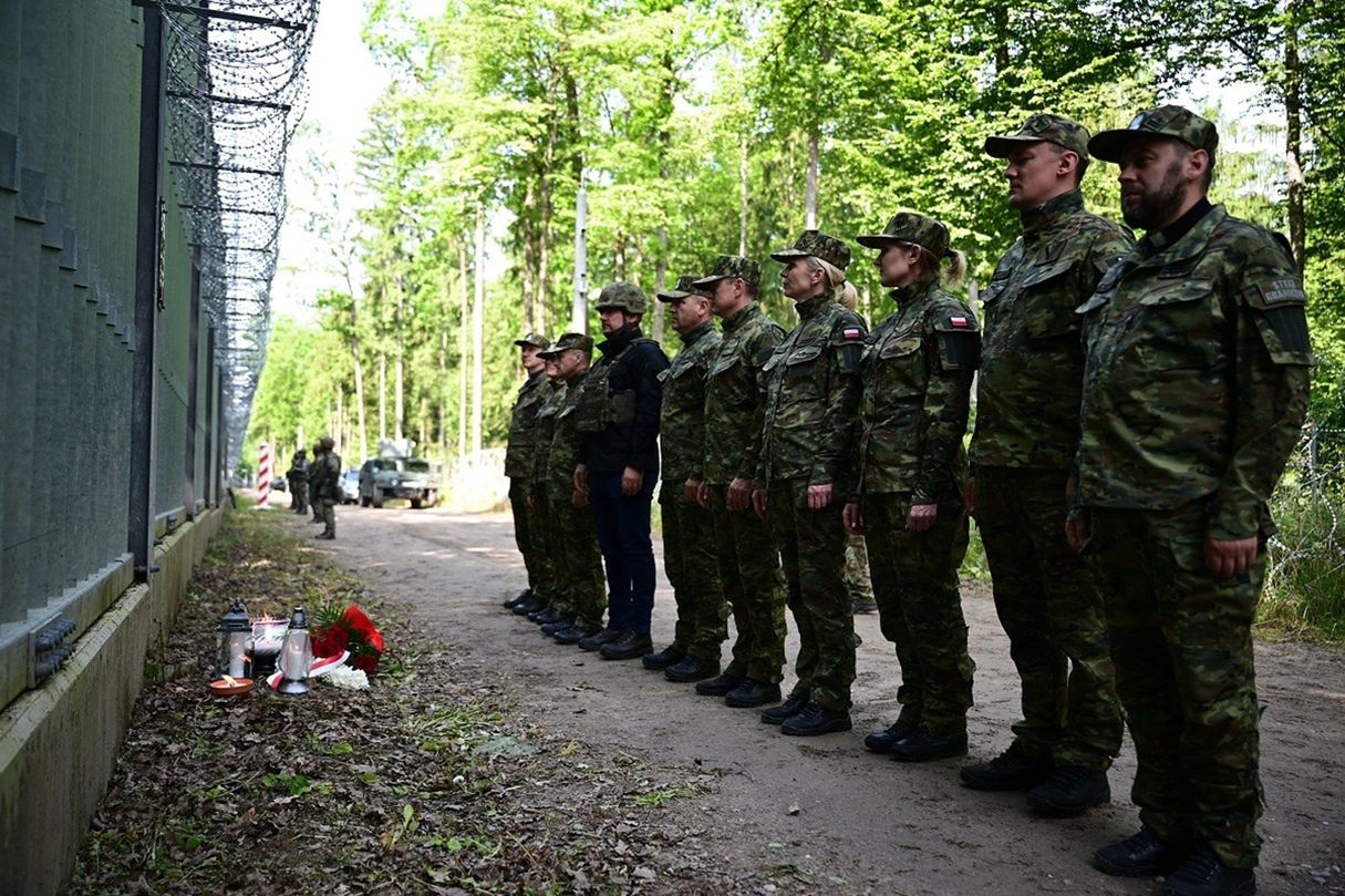 Rok po tragedii. Straż Graniczna uczciła pamięć zmarłego żołnierza