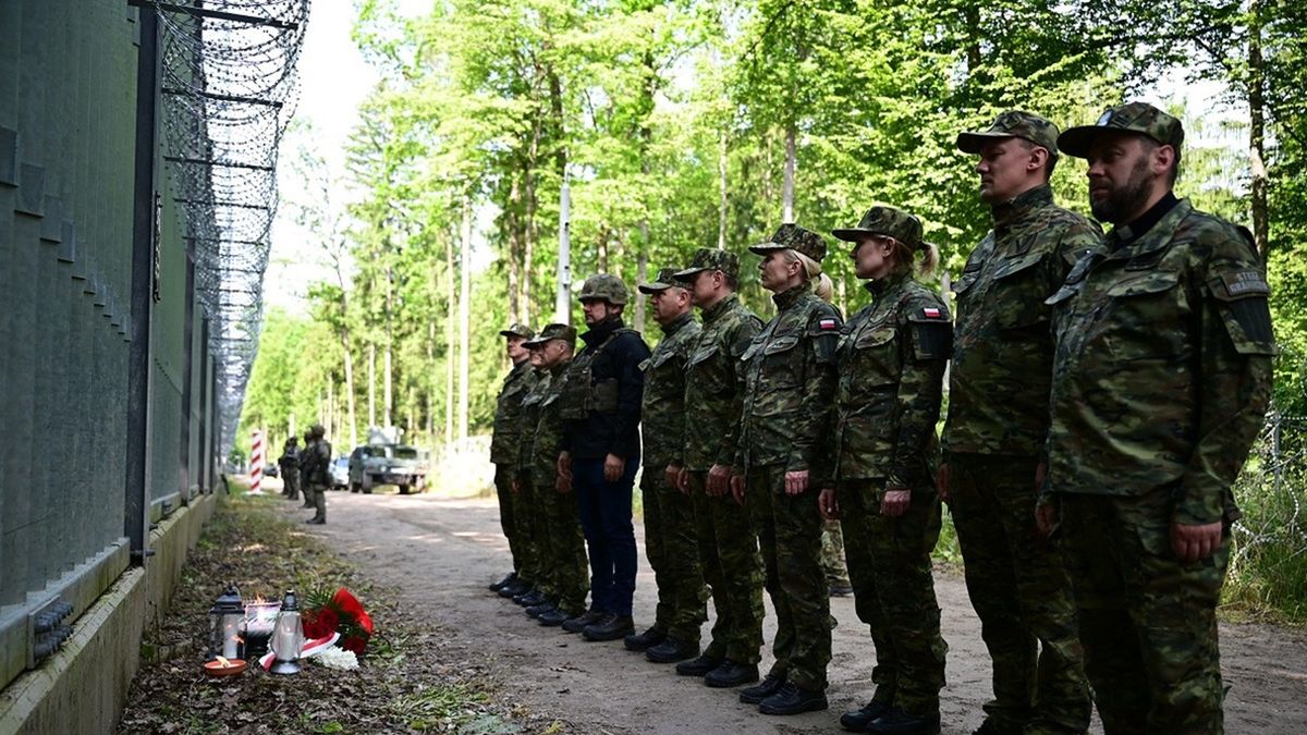 Straż Graniczna uczciła pamięć zmarłego żołnierza