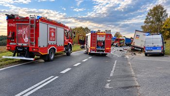 Poważny wypadek na DK 10 - AKTUALIZACJA